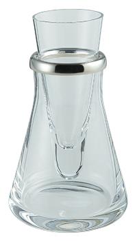Vodka cooler glass in silver plated - Ercuis